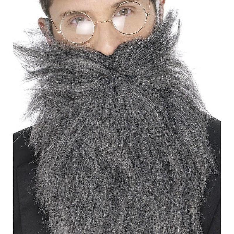 Long Beard & Tash Adult Grey 22834