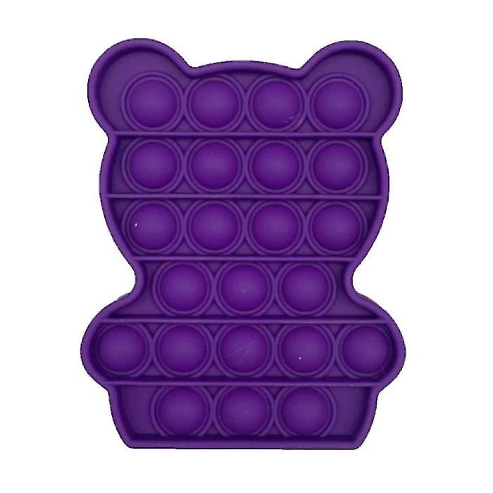 スタッフ認定ポップイットビール-そわそわ抗ストレス玩具バブル玩具シリコンパープル