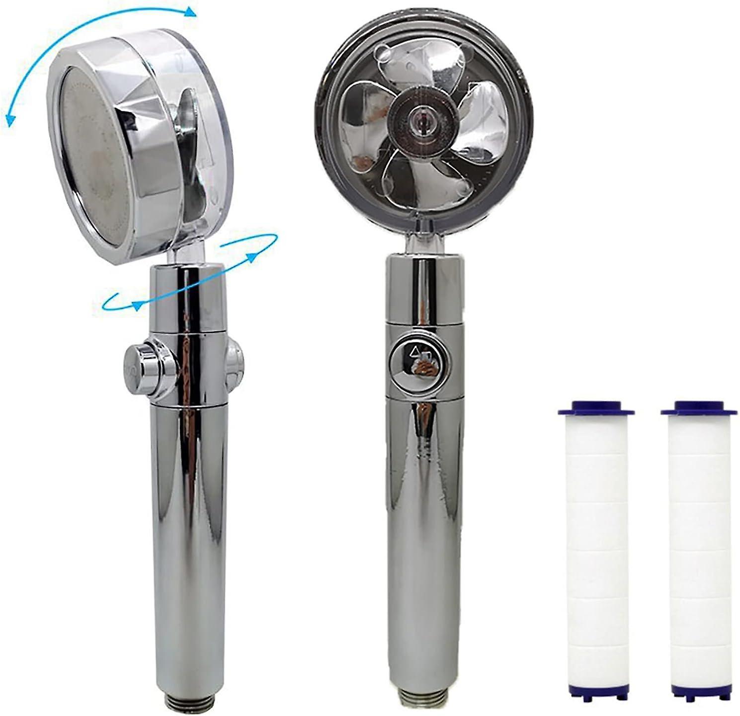 1 x High Pressure Shower Head, 360° Water Efficient Rotating Shower Nozzle, Bathroom Accessories wit