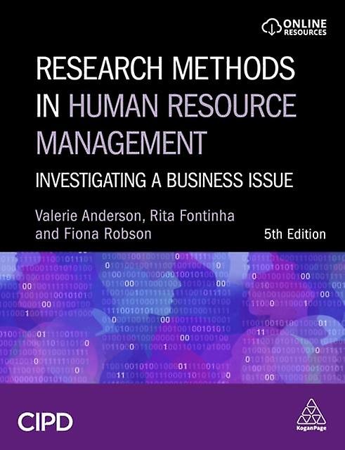 Research Methods In Human Resource Management - Dr Rita Fontinha - Paperback - English Book - Research methods: general