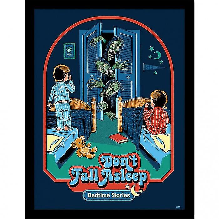 Steven Rhodes Don't Fall Asleep Framed Poster