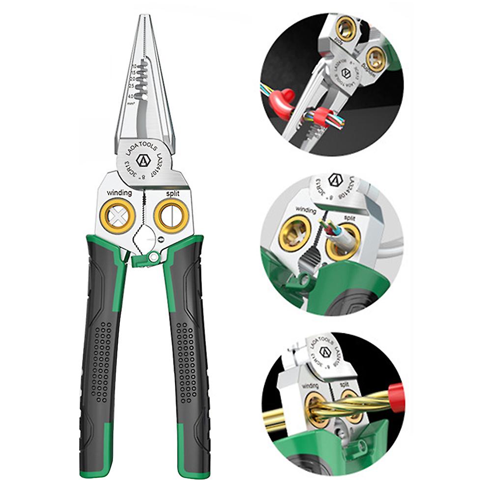 Decrustation Wire Stripping Pliers Multifunctional Crimper Cutter for Electrician Cutting Splitting Thin Cable Wire