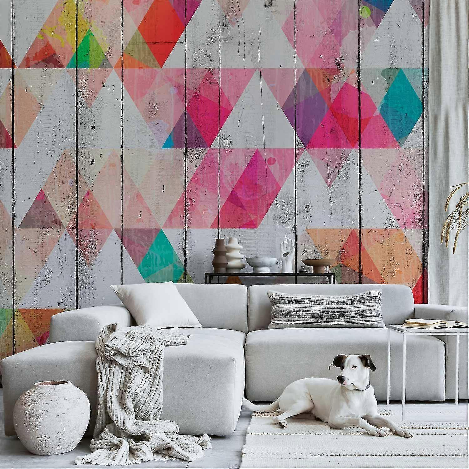Wall Mural - Rainbow Triangles