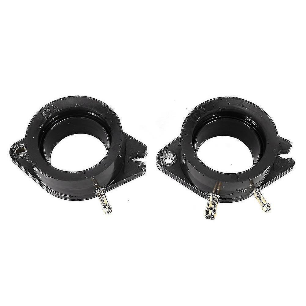 2pcs Carburetor Adapter Intake Manifold Boot Compatible With Yamaha Virago Xv700 Ym016050