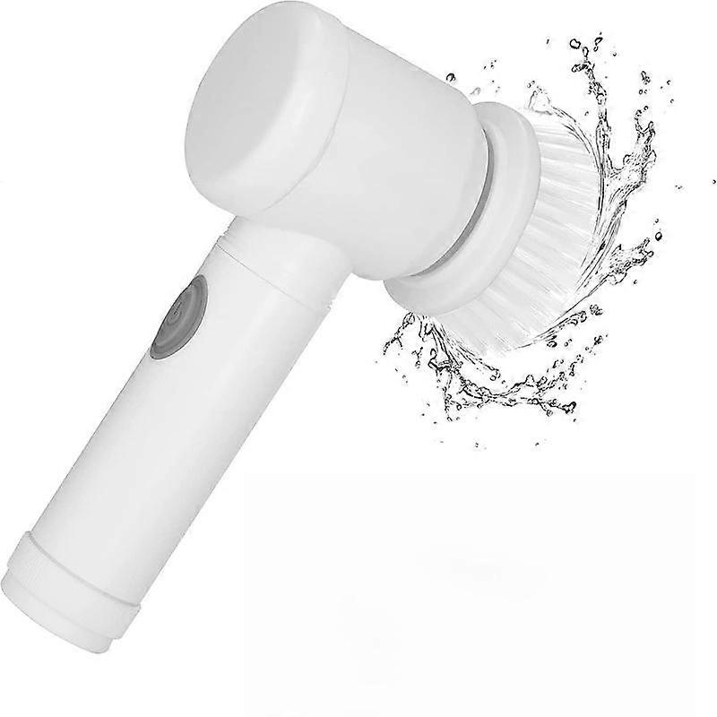 Mini Electric Cleaning Brush, ABS Material, White Color