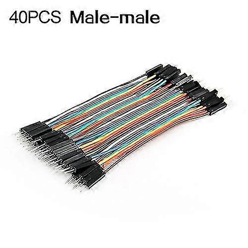 40 Stück / Reihe 10 cm M-M M-F F-F Dupont Drähte Überbrückungskabel für Arduino-Steckbrett