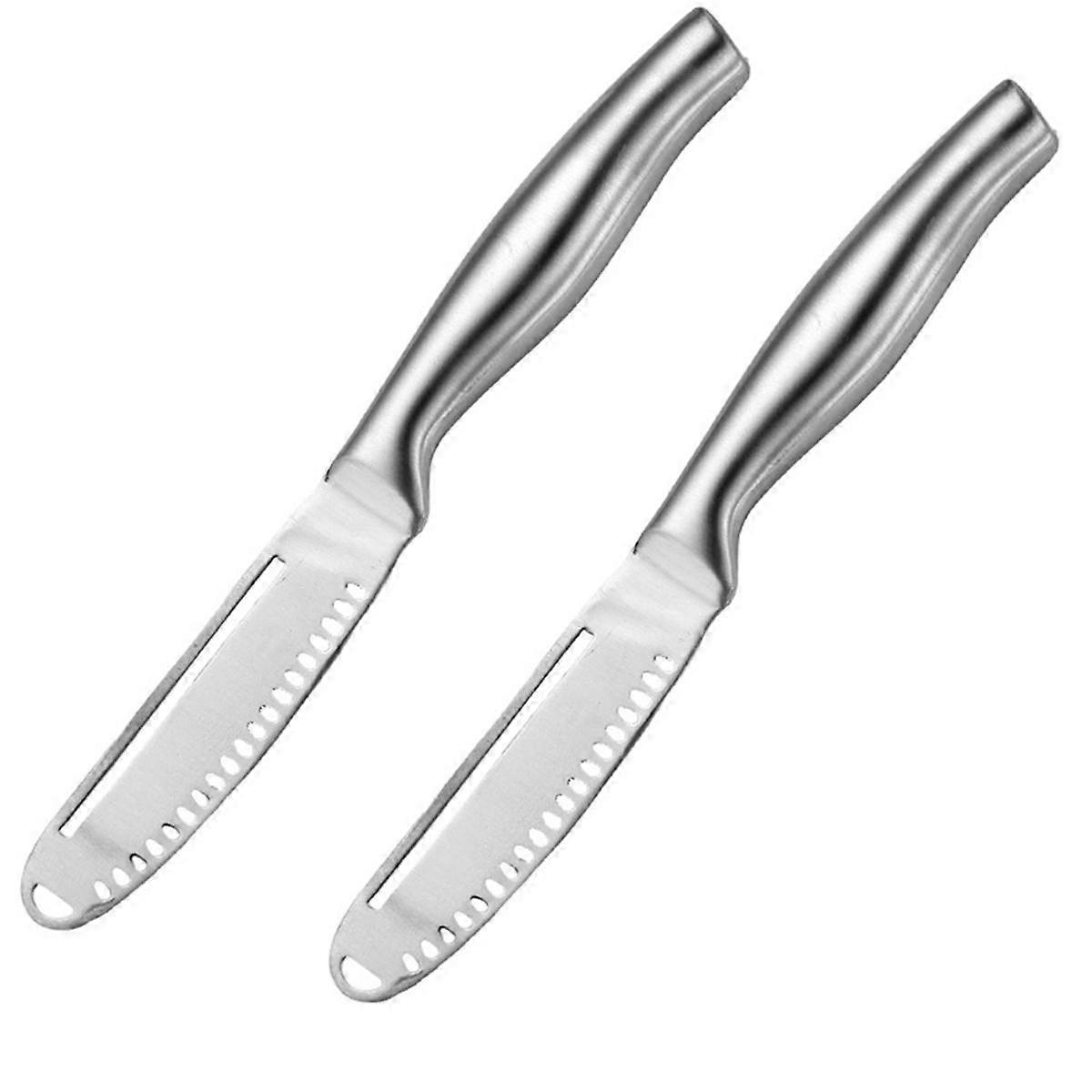 Burro Coltello Foro Formaggio Dessert Coltello In Acciaio Inox Marmellata Coltello Posate Toast Crema Pane Formaggio Cutter Utensili Da Cucina