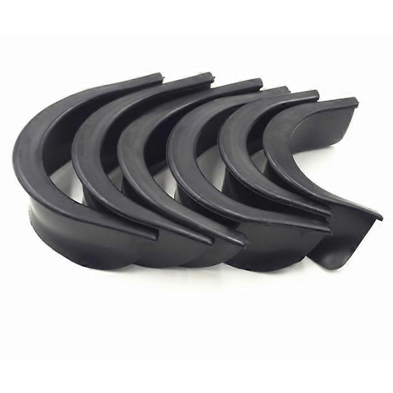 6pcs Pool Table Pocket Liners 4 Rubber Billiard 4 Corner & 2 Side Rubber Billiard Replacement Accessories