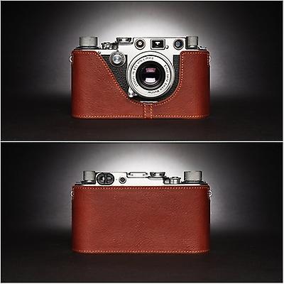 Leather Cowhide Camera Bag Body Box Case - Handmade - For Leica Iig, Iiif, Iiid, Iiic, Ic, Ig, If, Iic, Iif - Protective Shell