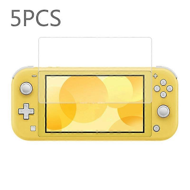 מגן מסך, זכוכית מחוסמת HD, עבור Nintendo Switch Lite Mini Nx, 1/5 חלקים