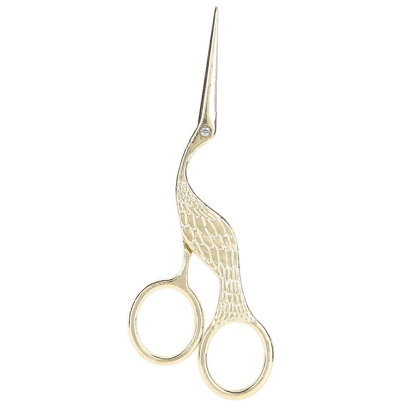 Artisanat Vintage ciseaux oiseau forme en acier inoxydable pointe pointue couture broderie ciseauxor