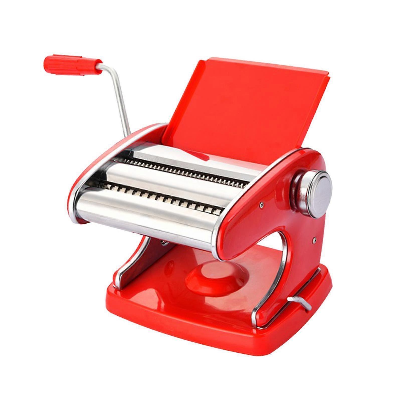 Pasta Machine Hand Press Steel Blade Adjustable Lasagna Pasta Maker Machine 2 Blade