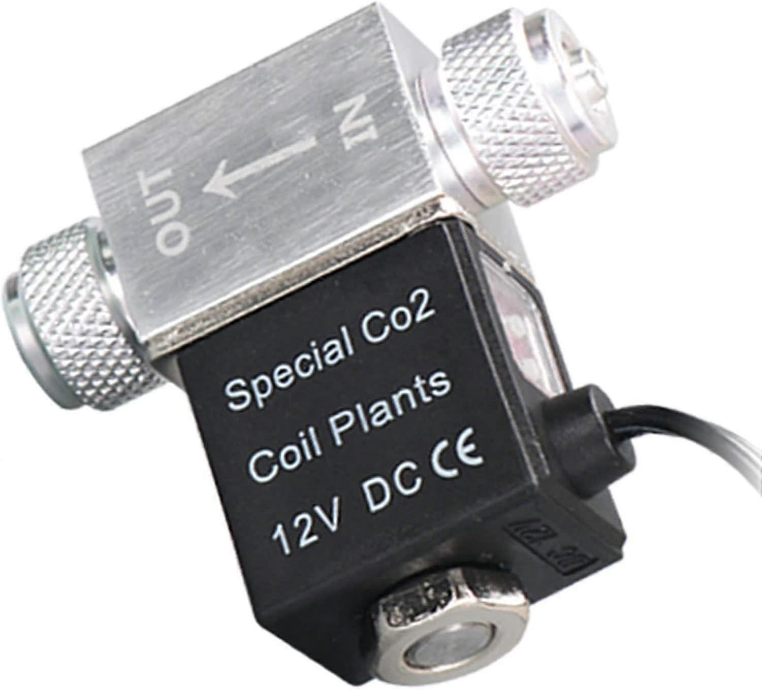 Solenoid Valve For Aquarium Co2 System Regulator Output Connect 4*6mm Tube Or Bubble Counter Silent Low Temperature Version