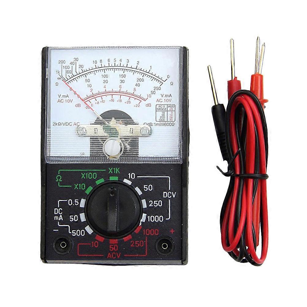 1Pc Professional Electrician Use Voltage High Precision Digital Multimeter Multi Tester Meter(Black)