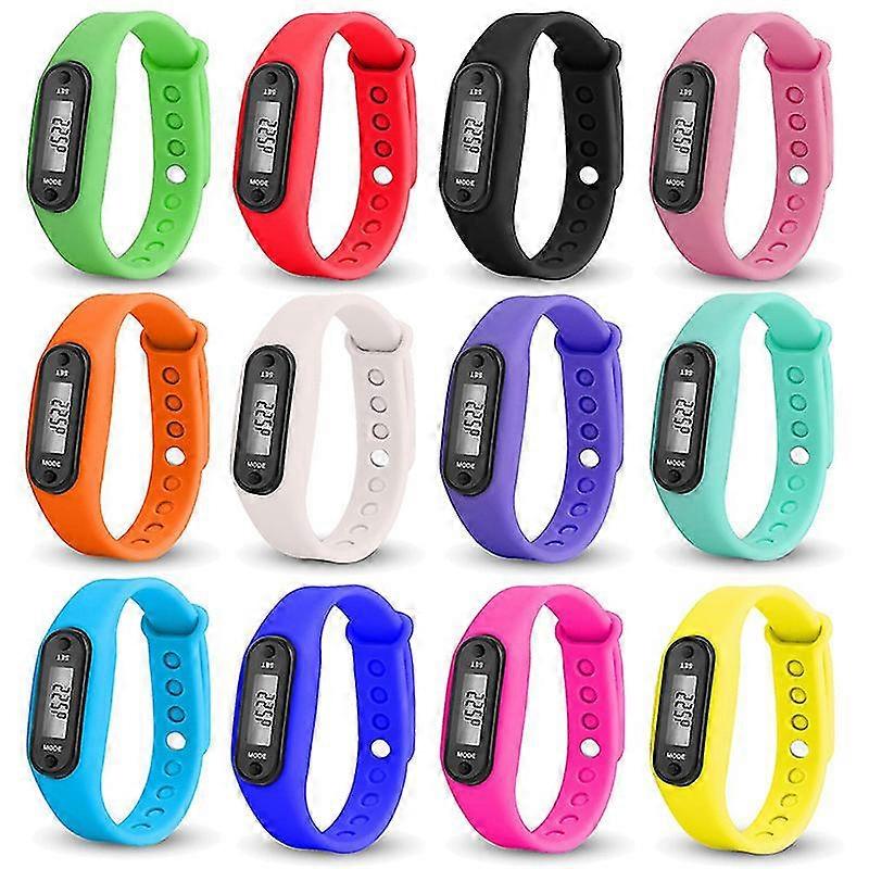 Fitness Tracker LCD Digitale Stappenteller Lopen Stap Calorie Counter Polshorloge