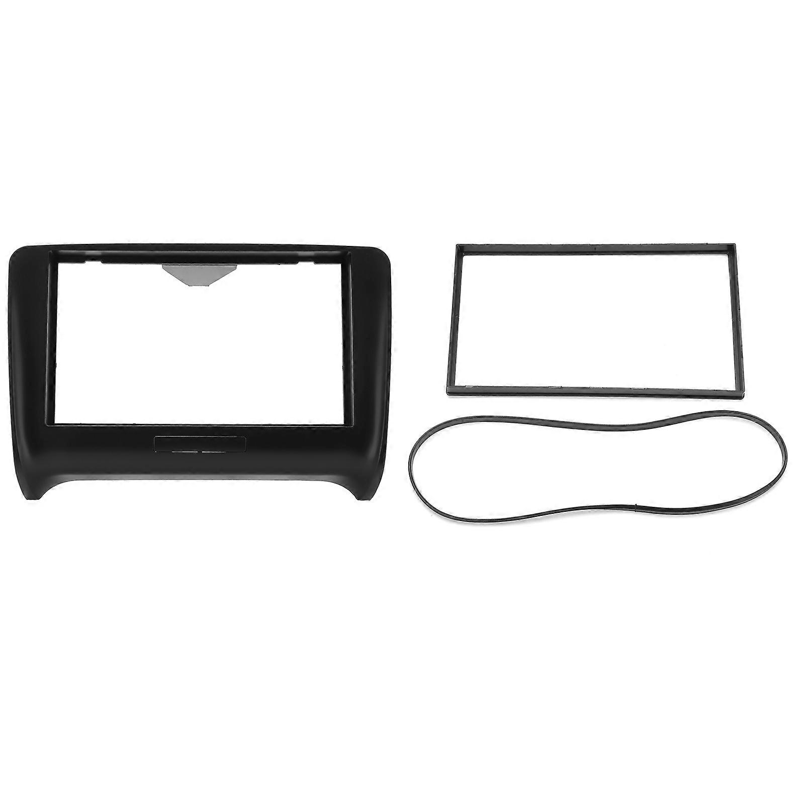 2DIN Car Stereo Radio Fascia Navigation CD Modified Frame Replacement for TT 2006+