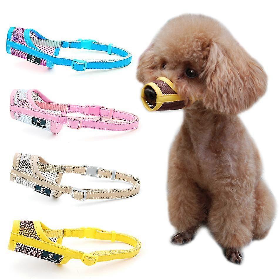 Dog Muzzle,adjustable Nylon Mesh Muzzle For Small Medium Large Dogs,prevent Biting Chewing And Licking-Yvan