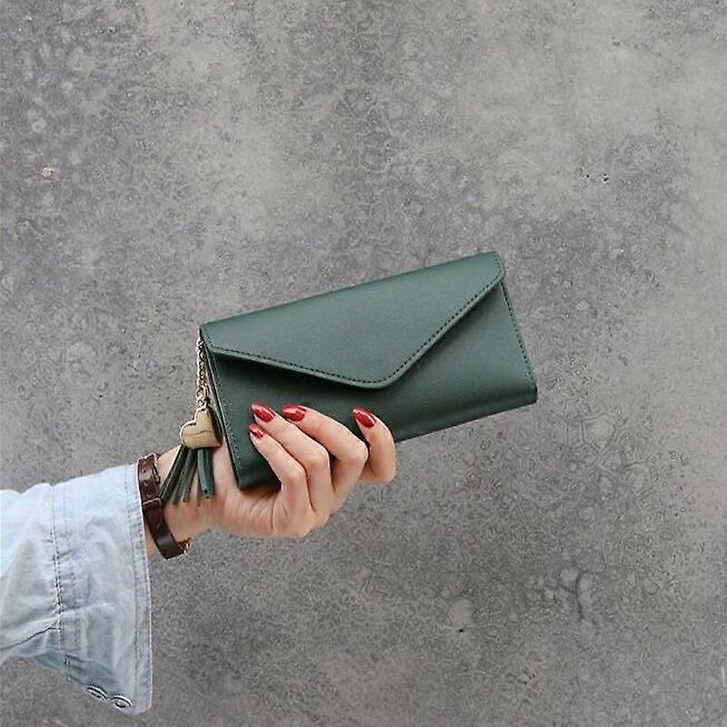Portefeuille Mode Femmes Portefeuilles Fermeture Éclair Sacs À Main Noir Gris Clair Rouge Longue Section Embrayage Portefeuille Souple PU Cuir Sac D’argent