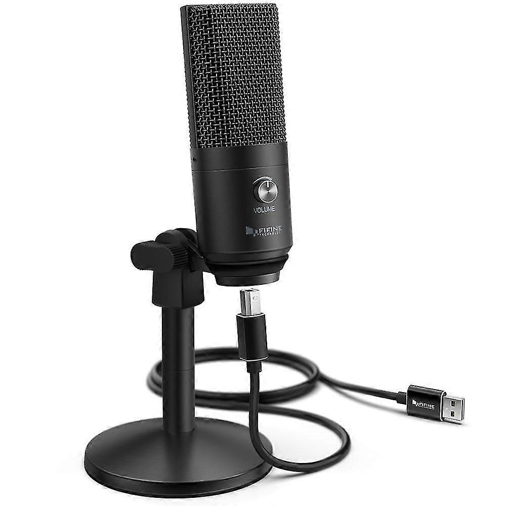 Usb microphone for laptop and computers for recording streaming voice overs podcasting for audio video k670