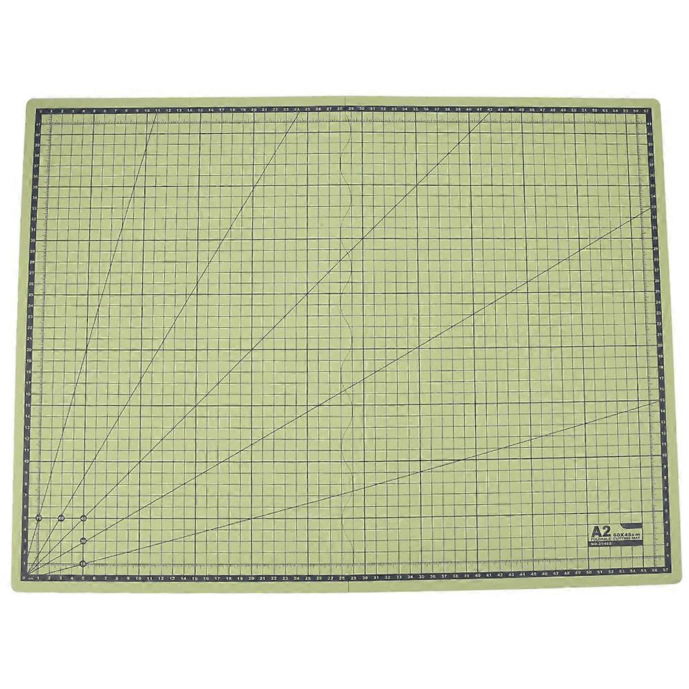 Portable Folding A2 Self Healing Cutting Mat Grid Line Paper Leather Fabric Crafts Carving PadMatcha Green
