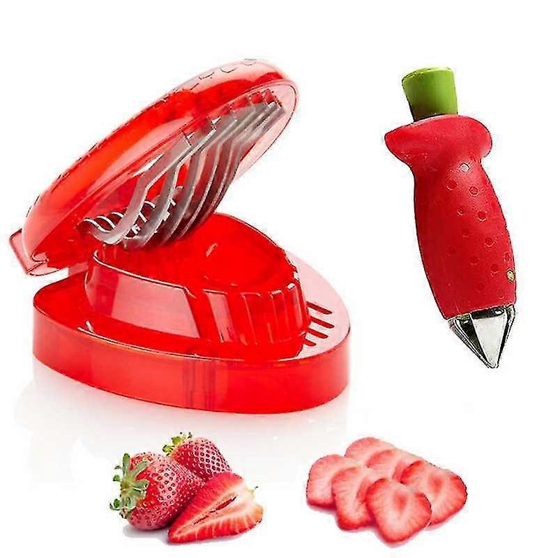 Strawberry Destemmer Fruit Kitchen Gadgets 2pcs/Set