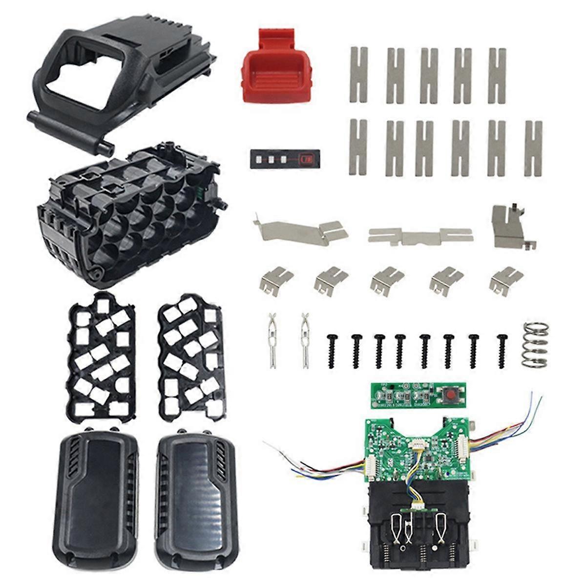 DCB609 Circuit Board+Case Kit for 20V 60V FlexVolt DCB612 15X18650 Li-Ion Battery Charging Protecti