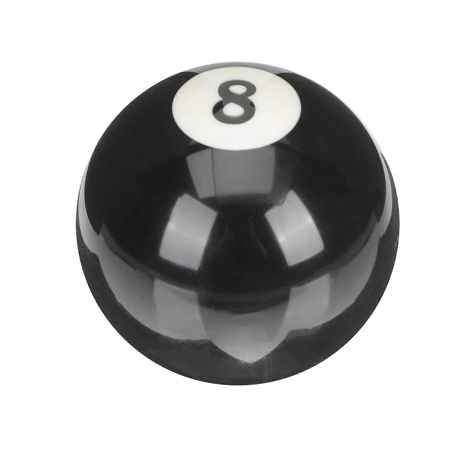 Usa Accessories Billiards Black Eight Ball Prop Pool Cue Accessory Resin Large Practice Training Wear-resistant Replaceable