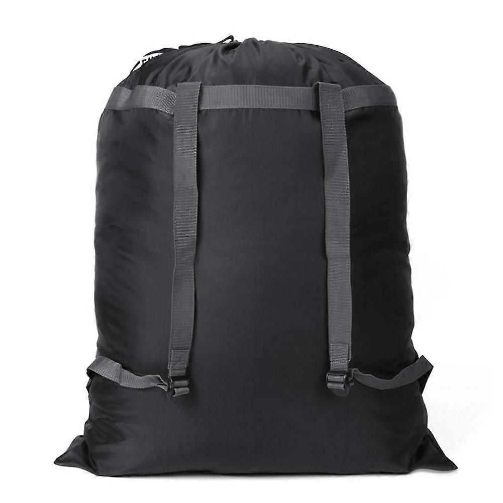 Large Laundry Bag Heavy Duty Polyester Washing Backpack with 2 Adjustable Shoulder Straps