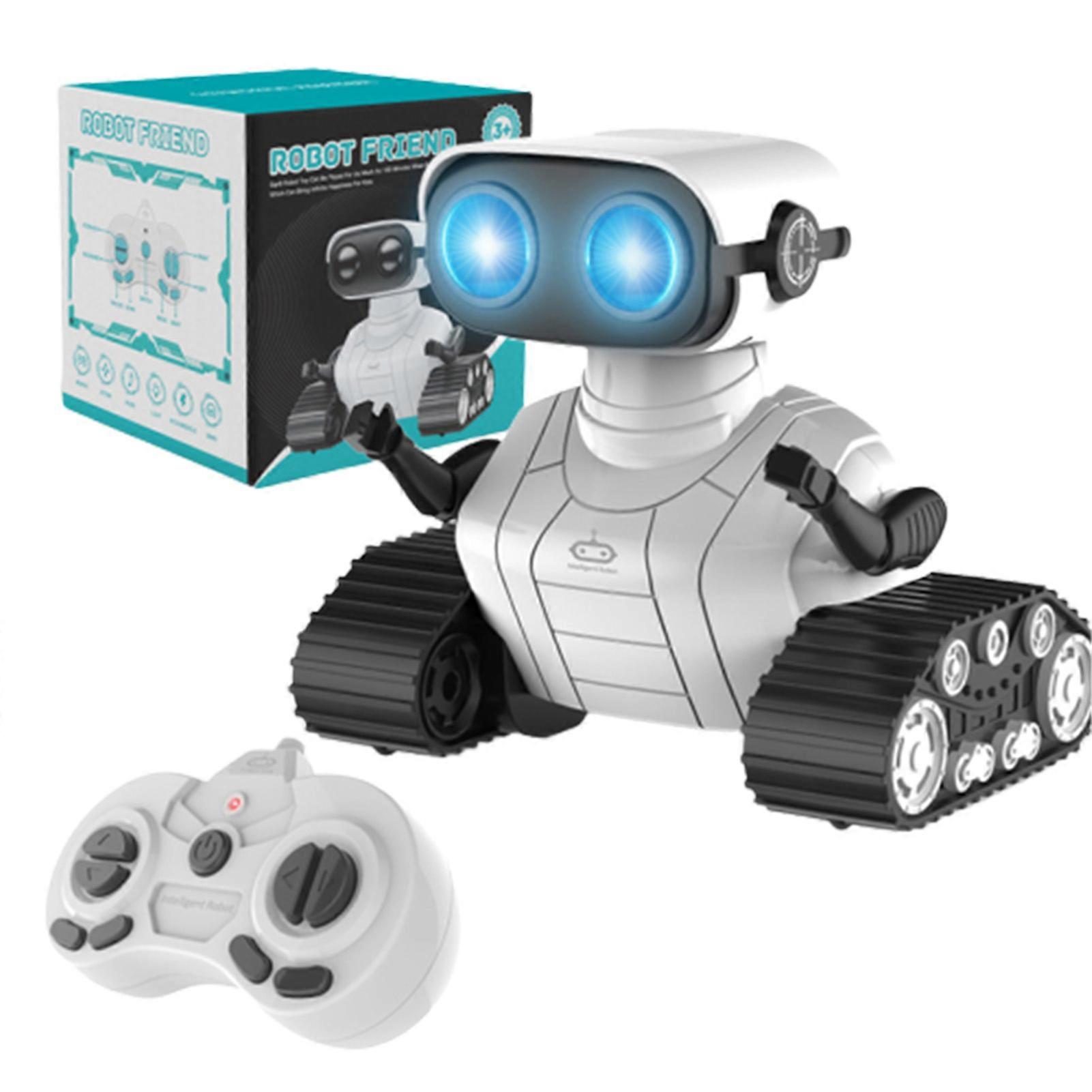 Remote Control Robot Toys with LED Eyes & Music Designed with Waving Arms