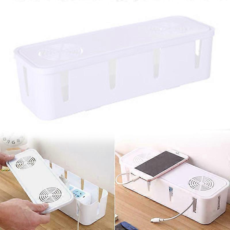 Cable Storage Box Case Wire Cable Management Socket Safety Storage Organizer Home