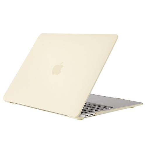 كريم نمط الكمبيوتر المحمول المحمول حقيبة واقية من البلاستيك لMacBook برو 13.3 بوصة (2019) (أصفر)