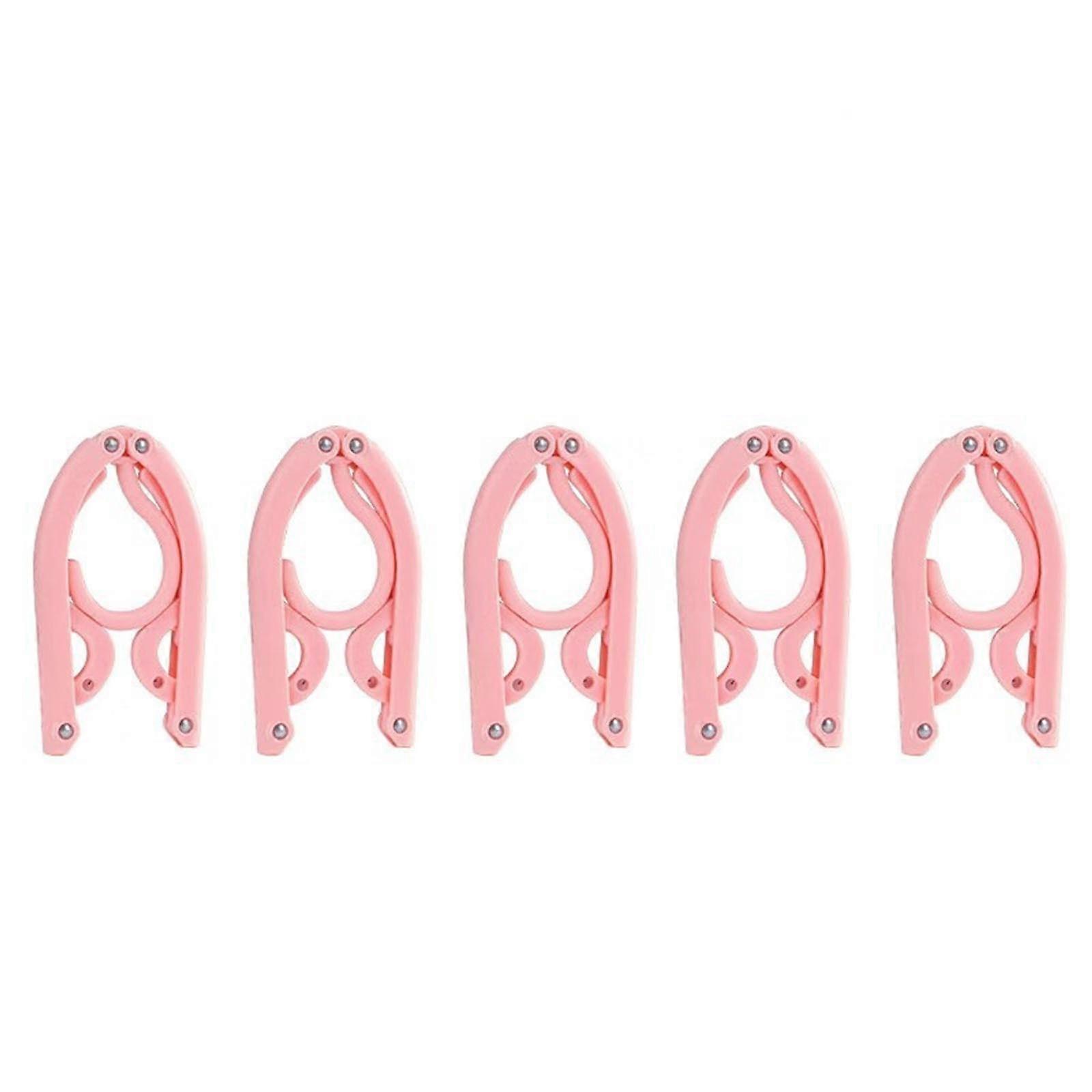 Folding Clothes Rack Travel Portable Retractable Sun Drying Rack 5pc FLYE2263