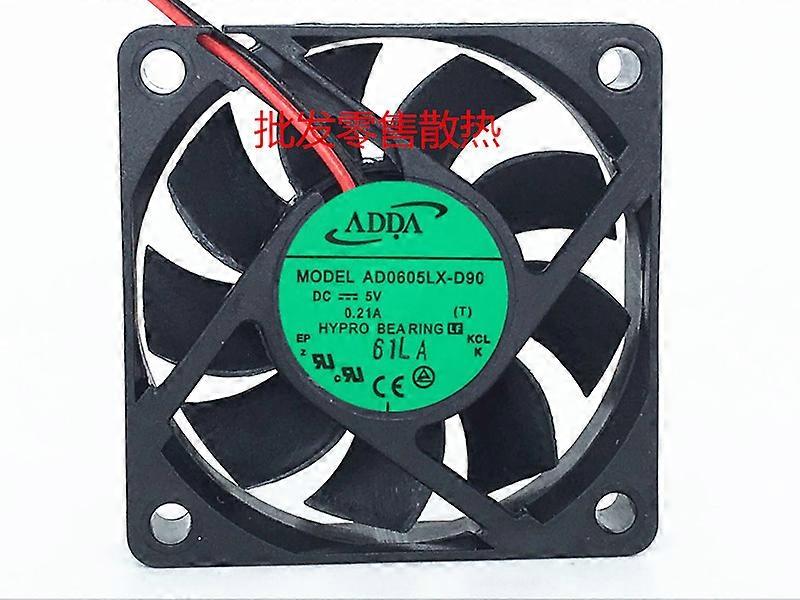60 מ"מ מאווררי 5V עבור ADDA AD0605LX-D90 60*60*1.5 מ"מ 5V 0.21A עבור מאוורר Dahua DVR עבור מאוורר Dahua VCR