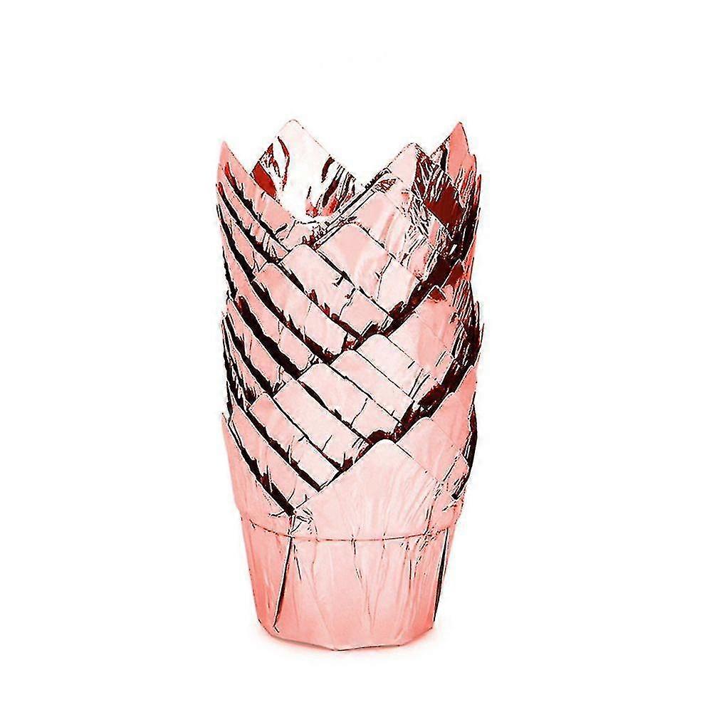 50pcs Baking Decoration Tulip Cake Cups Disposable Cake Wrapper Cupcake Liner