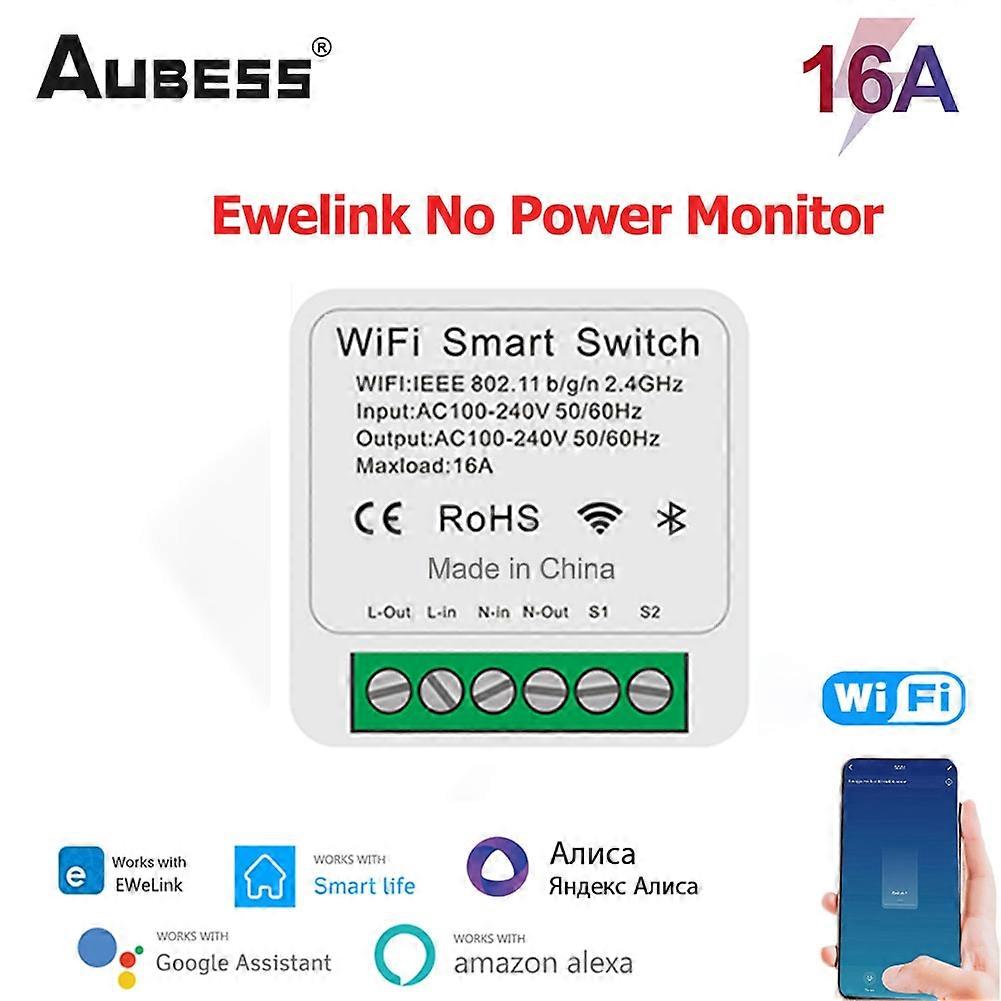EWeLink Wifi 16A MINI Smart Switch DIY 2-cestné ovládacie moduly APP Bezdrôtové diaľkové ovládanie