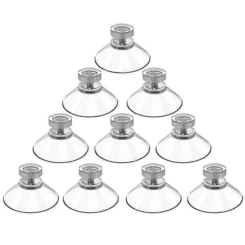 10 Pieces Screw-in Suction Cup, Threaded Suction Cup Suction Cups with Thread, PVC Plastic Suction Cup Suspension Transparent Suction Cup, Motorh