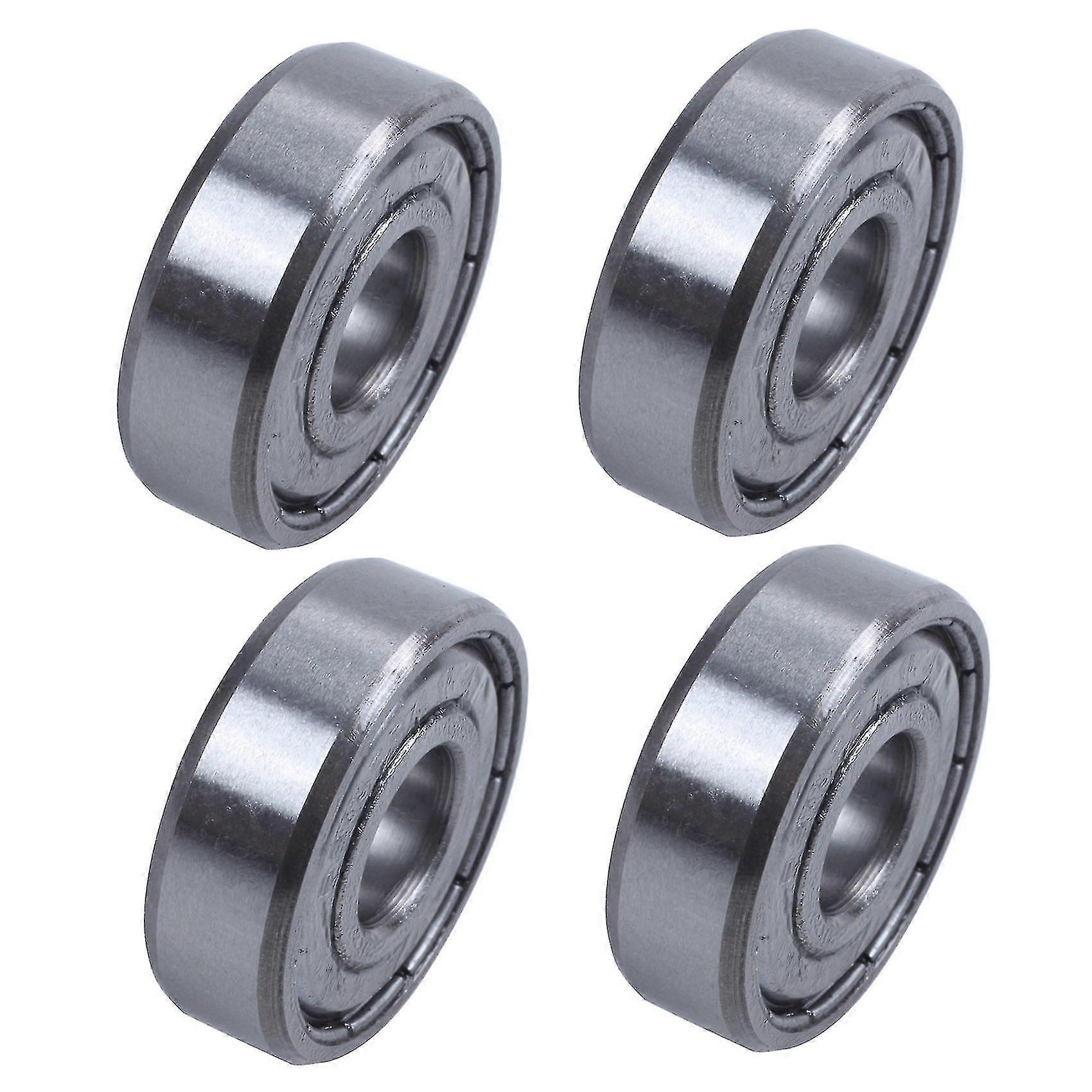 4x 6201z 12x32x10mm Double Shielded Deep Groove Wheel Ball Bearin