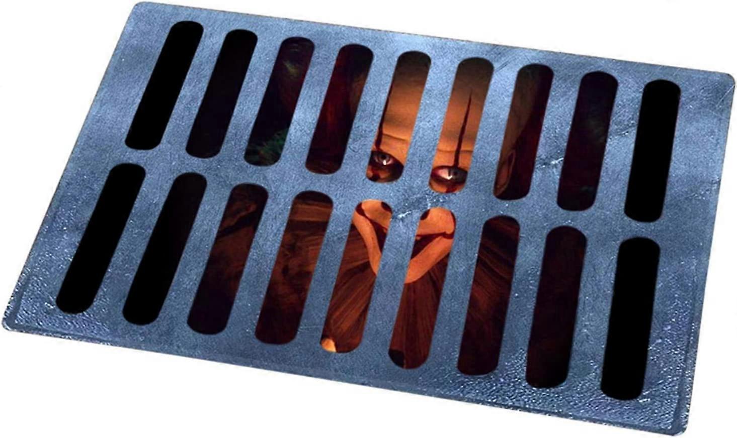 Halloween Clown Face Floor Mat