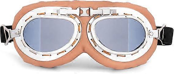 SBSG Vintage Helmet Goggles Motorcycle Goggles Bike Motorcross Pilot Goggle,07