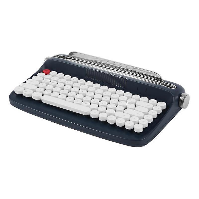 Round Keycap 86keys BT Mini Wireless Keyboard Waterproof for Tablet Notebook