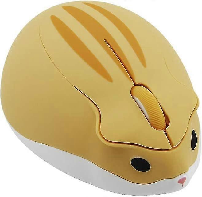 2.4ghz Wireless Mouse Cute Hamster Shape Less Noice Portable Mobile Optical 1200dpi Usb Mice Cordless Mouse For Pc Laptop Computer Notebook Macbook Ki