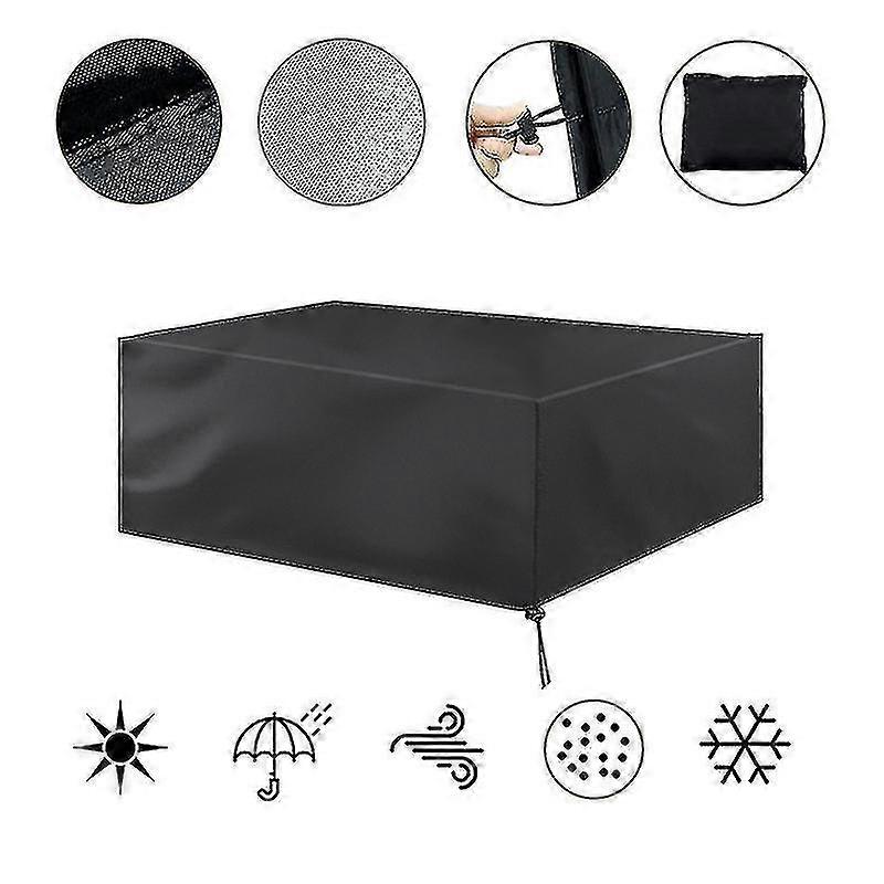 Barsinfi أثاث الحديقة في الهواء الطلق تغطية المطر للماء وغطاء كرسي مقاوم للثلوج لأريكة الجدول والكرسي