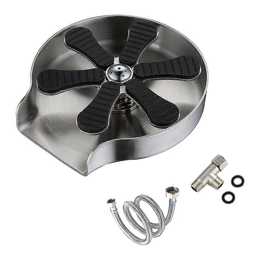 Glass Rinser Glass Washer For Kitchen Sink , Bottle Washer, Cup Cleaner For Bar, Faucet Sink Attachment - 9/16