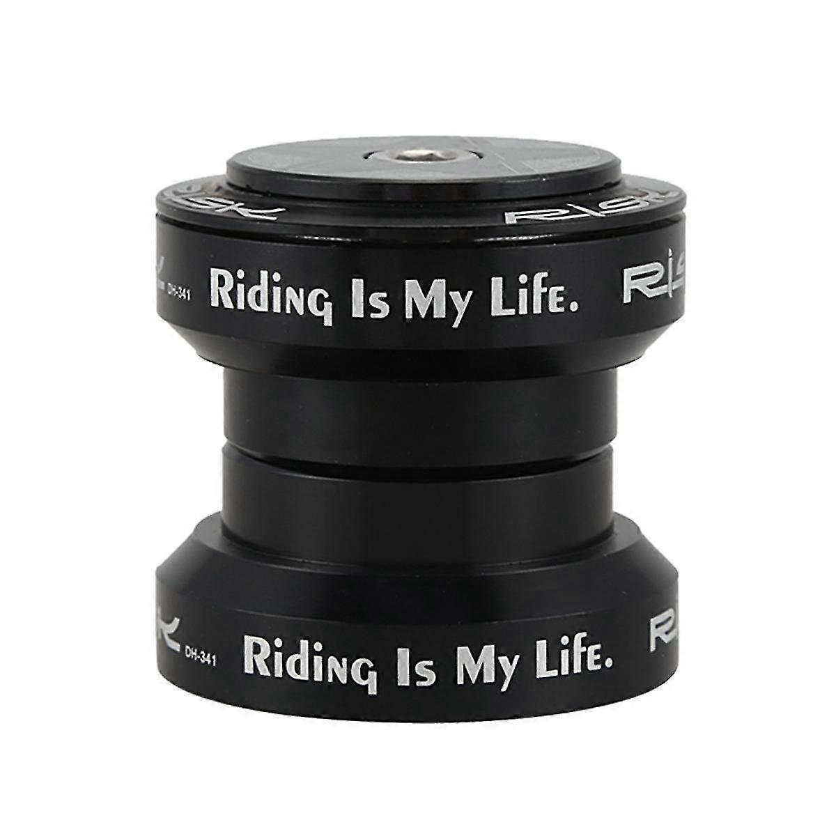 リスク外部自転車フォークヘッドセット34mmヘッドセットストレート28.6mmチューブベアリングヘッドセット道路固定ギアバイク用