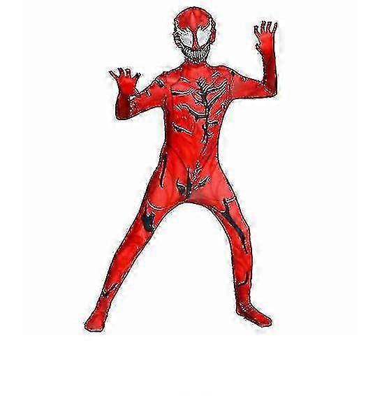 Barn Venom Spider-man Superhjälte Kostym