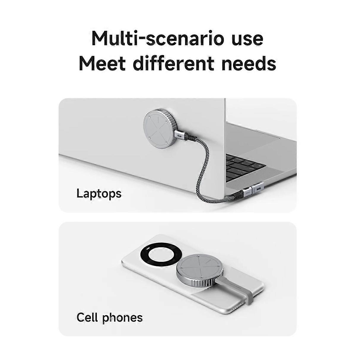 Magnetic M.2 2230 NVMe SSD Enclosure SSD Case USB C 3.2 Gen2 to NVMe PCI-E for 15 Pro Max ProRes