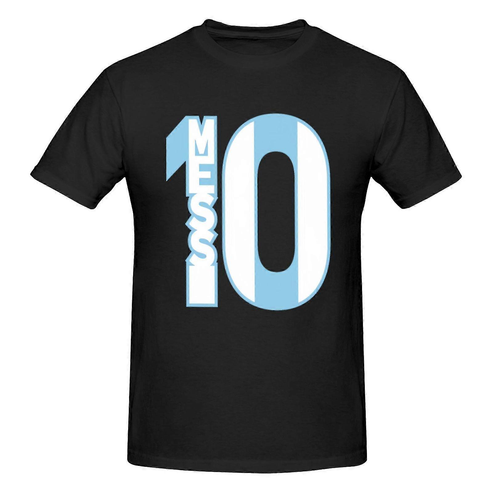 Messi Argentina 10 Heren T-shirt met korte mouwen