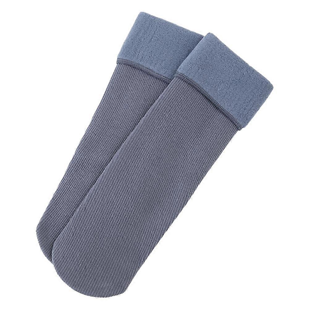 Uldsokker til mænd Vandring Vinter Varm Termisk Tyk Støvle Blød Tung Hyggelig Gavesokker, Lysebrun