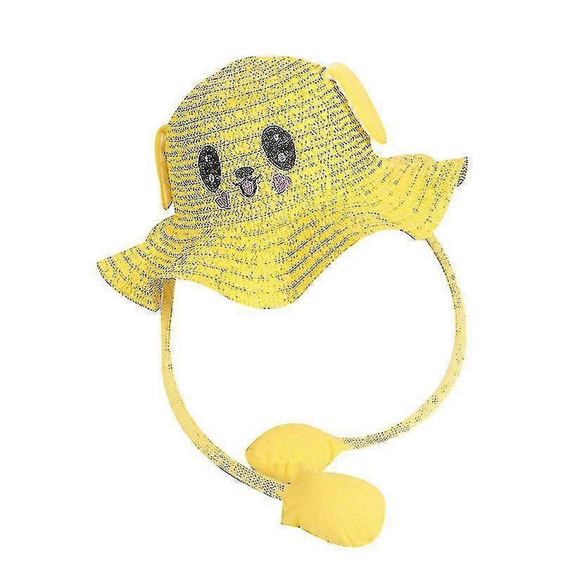 Kids Bunny Summer Hat With Moving Ears