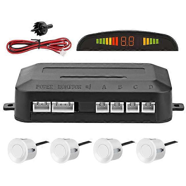Parking Sensors For Car Vehicles Car Parking Sensor System With 4 Sensors Radar Kit Wireless Reverse Backup LCD Alarm Buzzer